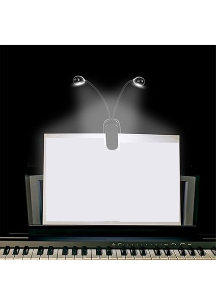 Müzik Stand Işık, LED Kitap Işıklarında Klip, Yatakta Okuma, 2brightness Seviyeleri, Kitap Kurdu, Piyano Oyuncusu, Çocuklar Için Mükemmel (Yurt Dışından) fırsatları