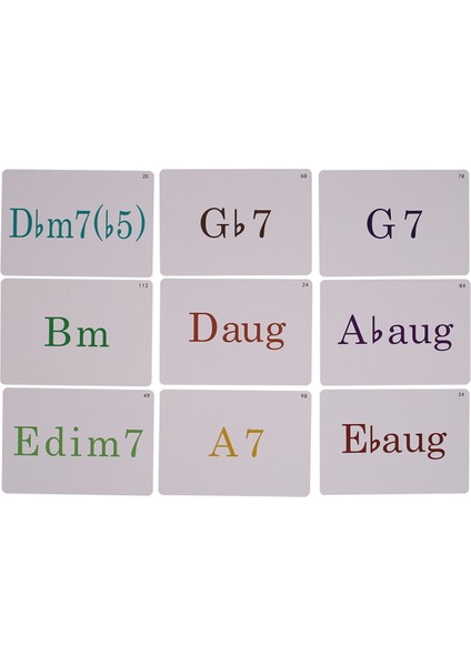 Piyano Akor Piyano Akorları 120 Akor Için Flash Kartlar, Piyano Için Eğlenceli Eğitim Flaş Kartları, Müzik Öğrencileri (Yurt Dışından) indirimleri