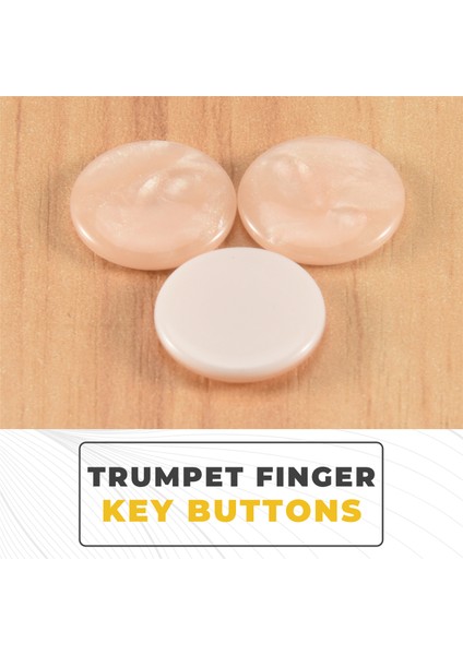 3 Adet Trompet Parmak Düğmeleri Valf Parmak Trompet Kapağı Vida Kapağı Müzikal Bas Trompet Aksesuarları Sarı (Yurt Dışından) indirimleri