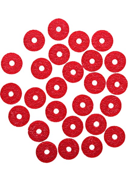 90PCS Piyano Klavyesi Keçe Ön Ray Düzenleyici Yumrukları Onarım Parçaları (Kırmızı) (Yurt Dışından)