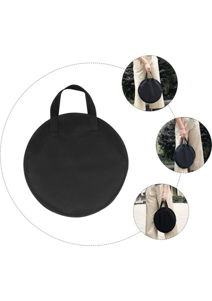 1pc Aptal Davul Torbası Tutucu Siyah Bavul Davul Enstrümanı Kayış Torbası Davul Ped Saklama Torbası Aptal Davul Taşıyan Tef Çantası (Yurt Dışından) modelleri