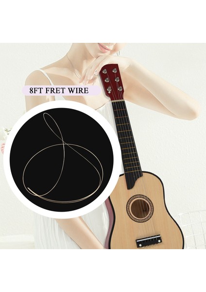 Mandolin Banjo Puro Kutusu Gitar Için 8ft Altın Bakır Perde Teli 1.5 mm (Yurt Dışından) modelleri
