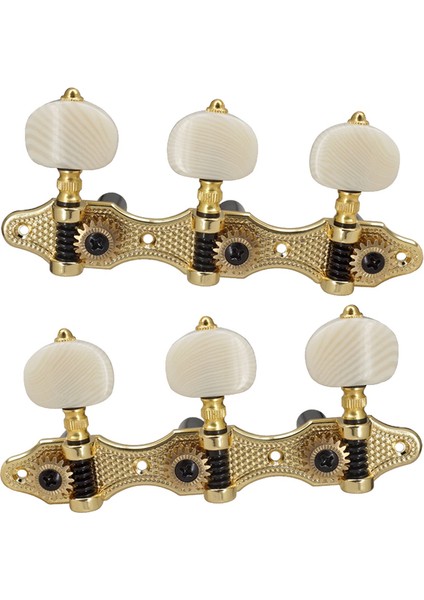 Klasik Gitar Ayarlama Peg Akustik Gitar Tuner 1:18 Ayar Anahtarı 3 Sol 3 Sağ Gitar Knobs Değiştirme (Yurt Dışından)