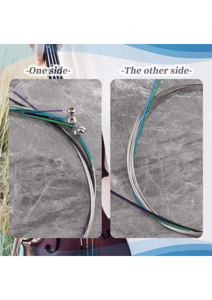 4pcs/set Keman Dizeleri E-A-D-G Çelik+Nikel Tel Müzik Aleti Parçaları Aksesuarları (Yurt Dışından) fırsatları