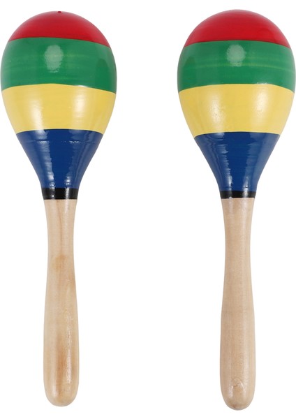 Maracas El Perküsyon Çarpıkları, Ahşap Rumba Shaker Çocuklar Için Müzik Enstrümanı Yetişkinler, 2 Set (Yurt Dışından) fiyatları
