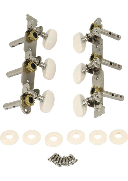 2pcs Akustik Klasik Gitar Seti Ayarlanma Pegs Tuş Makine Başlıkları Tuner (Yurt Dışından) fiyatları