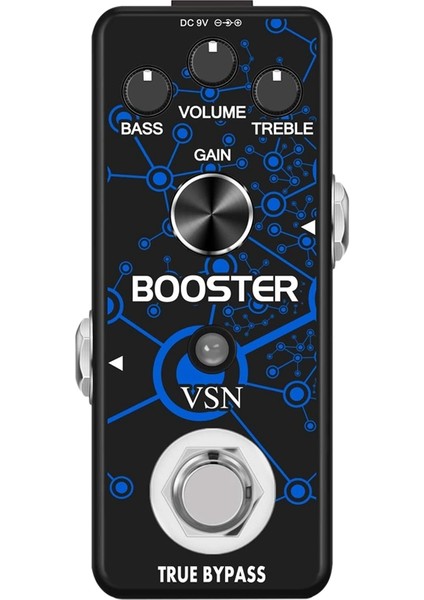 Vsn Gitar Booster Efekt Pedal Analog Boost Efektleri Elektro Gitar Için Pedallar Pure Temiz Mini Boost Pedalları True Bypass (Yurt Dışından)