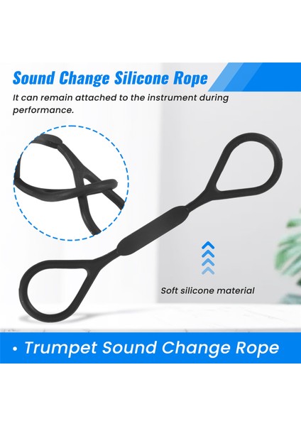5pcs Müzik Aletleri Trompet Slayt Tıpa Silikon Durdurucu Halka Trompet Aksesuar Değiştirme (Yurt Dışından) indirimleri