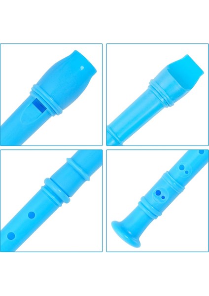 12 Paket 8 Delik Soprano Kaydediciler Başlangıç ​​mezuniyeti Veya Okula Dönüş Için Temizlik Çubuğu Alman Tarzı ile Descant Flüt (Yurt Dışından) fırsatları