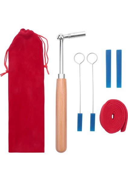 Profesyonel Taşınabilir Kol Jujube Piyano Tuning Tuner Sabit Kiş Araçları ve Kılıf Piyano Ayarlama Kol Araçları Kit Sessiz Çekiç Diy Set Piyano Parçası (Yurt Dışından)