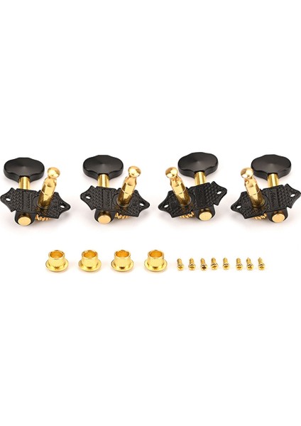 2R2L Vintage Open Gear Ukulele 4 String Gitar Ayarlama Pegs Tuner Tuner Makine Başı Gitar Aksesuar (Yurt Dışından) modelleri
