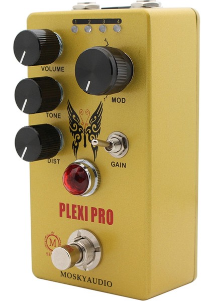 Moskyaudio Plexi Pro Gitar Etkisi Pedal Distorsiyonu 4 Model ve Gerçek Baypas (Yurt Dışından) fiyatları