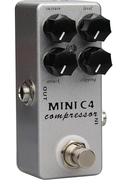 Moskyaudio Mini C4 Kompresör Gitar Etkisi Pedalı Elektro Gitar Aksesuarları Için Gerçek Baypas (Yurt Dışından)