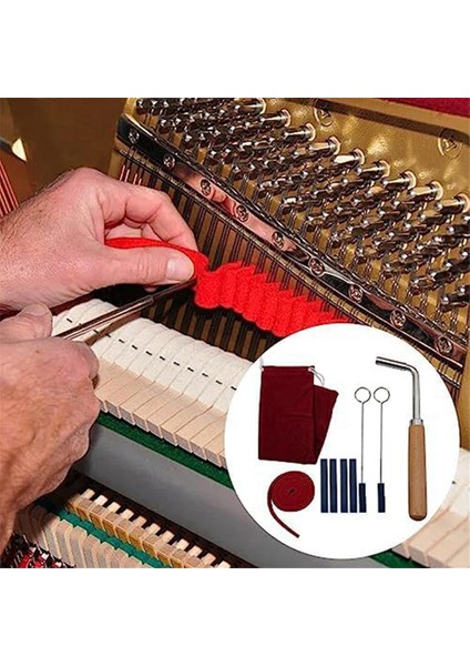 Profesyonel Piyano Ayarlama Kiti, Piyano Tuner Çekiç Sessiz Kit Araçları, Piyano Ayarlama Kol Araçları (Yurt Dışından) modelleri