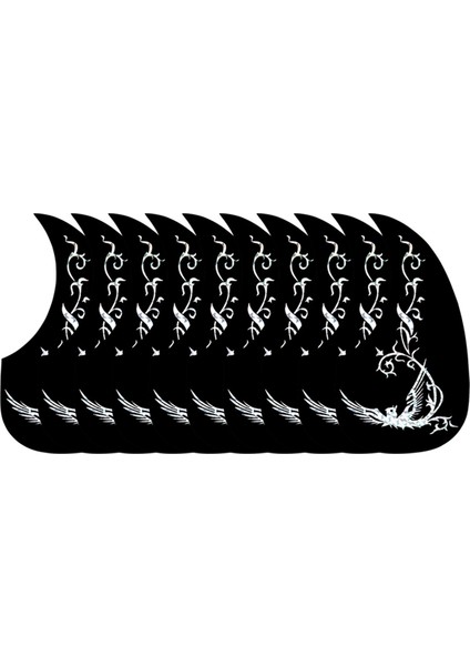 Gitar Anti-Skid Plaka Gözyaşı Şeklinde Halk Klasik Gitar Pickguard Anti-Çizelge Çiçekler ve Çim (Yurt Dışından) modelleri