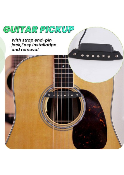 Akustik Gitar Için Sh-85 Siyah 6 Delikli Aktif Güç Kayışı Uç Pim Jaklı (Yurt Dışından) fırsatları