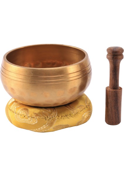 3.2 Inç Tibet Şarkı Kasesi Zen Meditasyon Yoga Meditasyon Kasesi Ahşap Çubuk Yastık (Yurt Dışından)