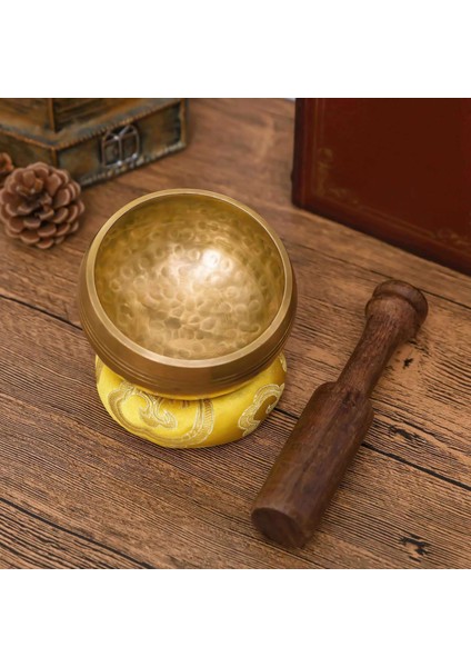 3.2 Inç Tibet Şarkı Kasesi Zen Meditasyon Yoga Meditasyon Kasesi Ahşap Çubuk Yastık (Yurt Dışından) indirimleri