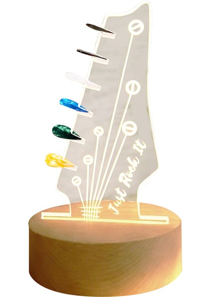 Akustik Elektrik Bas Ukulele Keman Yuvarlak Tabanı Için Gitar Seçim Ekranı, Aydınlık Seçim Depolama Rafı (Yurt Dışından)