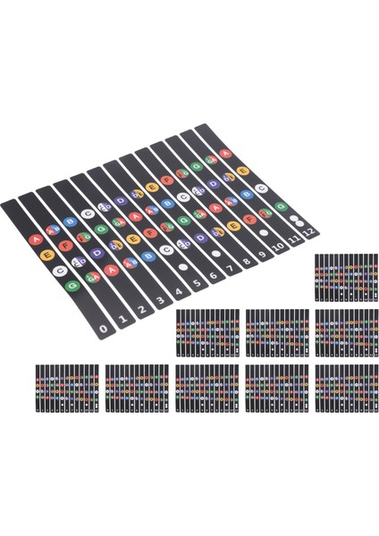 Ukulele Klavye Çıkartmaları Akor Perdeler Not Çıkartma, Ukulele Yeni Başlayanlar Için 10 Adet (Yurt Dışından) modelleri