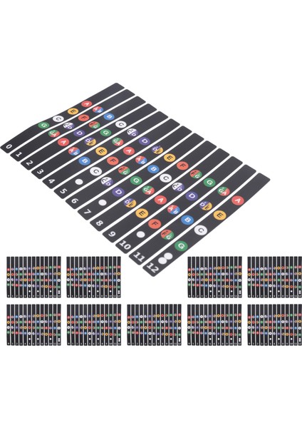 Ukulele Klavye Çıkartmaları Akor Perdeler Not Çıkartma, Ukulele Yeni Başlayanlar Için 10 Adet (Yurt Dışından) fırsatları