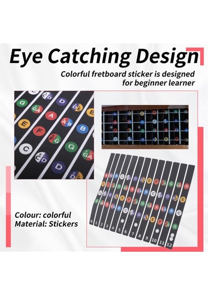 Ukulele Klavye Çıkartmaları Akor Perdeler Not Çıkartma, Ukulele Yeni Başlayanlar Için 10 Adet (Yurt Dışından) indirimleri