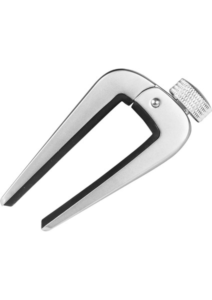 Yüksek Kaliteli Gitar Capo Düğmesi Ukulele Keman Bas Capo Gitar Aksesuarları Müzik Aletleri Gümüş (Yurt Dışından)