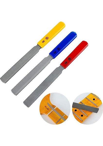 3 Adet Konik Gitar Fıstığı Dosya Somun Yuvası Dosya Seti Çift Kenar Tel Dosyası Elektrik Bas Somun Dosya Tel Aleti (Yurt Dışından) fiyatları