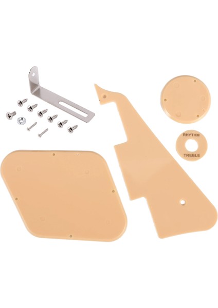 1set Krem Pickguard /boşluk /anahtar Kapakları /pikap Seçici Plaka /braket /lp Stili Gitar Değiştirme Için Vidalar (Yurt Dışından) fiyatları