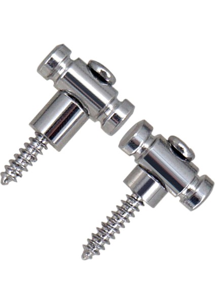 Elektro Gitar Stres Toka Tutucu Montaj Vidaları Montaj Ağacı Kılavuzları Gitar Aksesuarları Gümüş (Yurt Dışından)