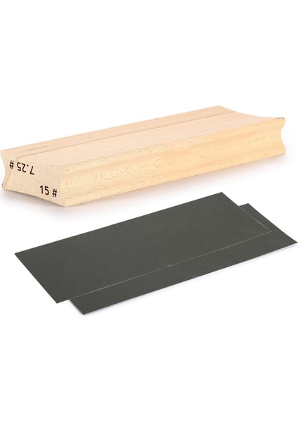 7.25 &amp; 15 Çift Amaçlı Gitar Keyze Radius Zımparalama Bloğu, Fret Kıvırcık Tesviye Zımparalama Bloğu + Zımparalama Kağıdı (Yurt Dışından)