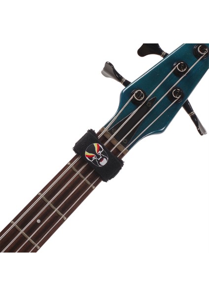 Gitarlar Için Gitar Işın Bant Bas Ukulele String Instruments Gitar Fret Strings Sessiz Gürültü Damper Muter Sarma Siyah Yüz (Yurt Dışından) fırsatları