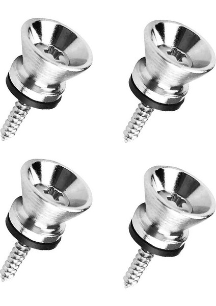 10PCS Metal Kayış Düğmeleri Elektrikli Akustik Gitar, Bas, Ukulele Için Montaj Vidaları ile Uç Pimleri (Yurt Dışından) fiyatları