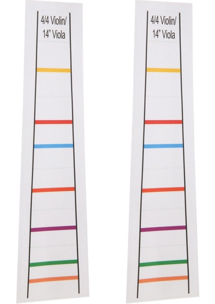 4/4 Keman Kıvrığı Çıkartma Klavye Işaretçisi Keman Not Grafik Bantını Öğrenin 2 Pcs (Yurt Dışından) modelleri