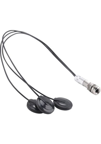 Gitar Pickup Piezo Kontakt Mikrofon Pikap 3 Dönüştürücü Pikap Sistemi Akustik 6.35MM Jack (Siyah) (Yurt Dışından) modelleri