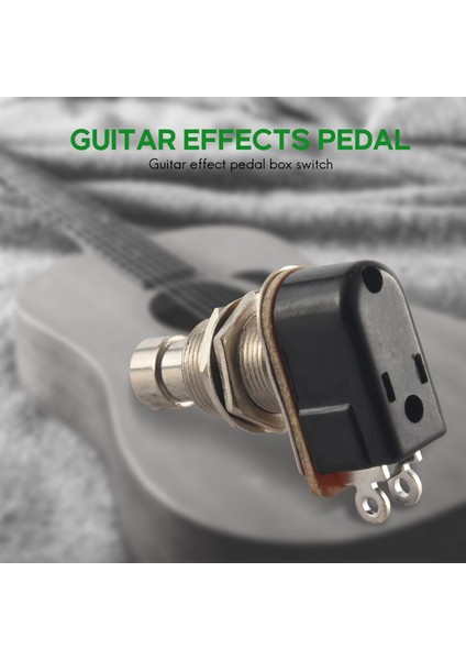 Gitar Efektleri Pedal Kutusu Anlık Spst Düğmesi Stomp Ayak Anahtarı Itme Düğmesi Paketi 10 (Yurt Dışından) fiyatları