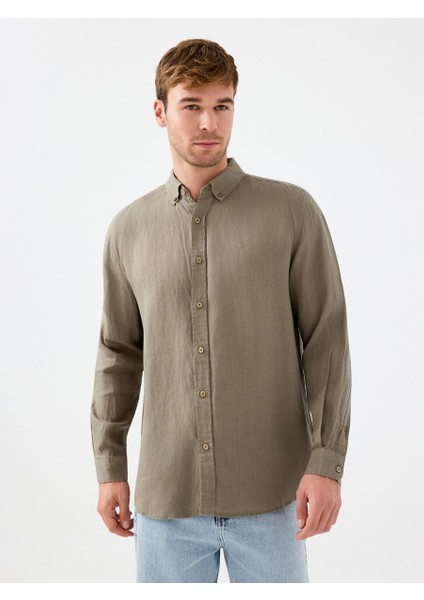 Regular Fit Erkek Gömlek U.kol