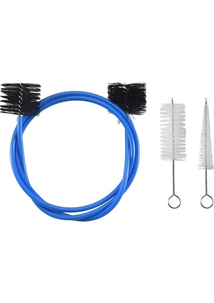 Trompet Trombon Pirinç Üfleme Nozul Temizleyici Valf Çubuğu Müzik Aleti Aksesuarı Için 3 Parçalı Set (Yurt Dışından)