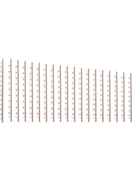 19PCS/SET Klasik Gitar Perdeleri Tel 2.0mm/0.08 Inç Bakır Fretwire 36 Inç 38 Inç 39 Inç 19 Frets Gitar Aksesuarları (Yurt Dışından)