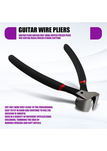 Gitar Pense Gitar Fret Tel Nipper Çekme Gitar/bas/keman Ipi Kesim Için Pense (Yurt Dışından) fırsatları