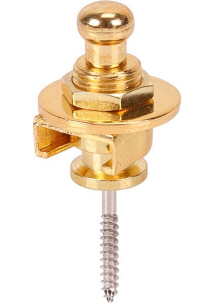 Gitar Kayış Kilitli Metal Bas Saplamalar Anti-Ofguitar Kilitleri Altın (Yurt Dışından)
