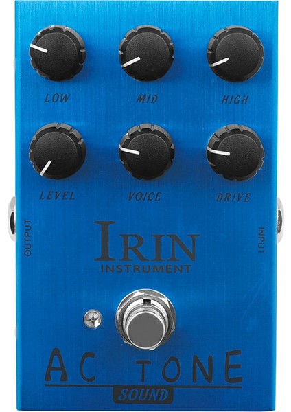 Irin Electric Gitar Efektör Bas Yedek Aksesuarlar Analog Gecikme Gitar Etkisi Gitar Parçaları Bas Gitar, Mavi (Yurt Dışından)