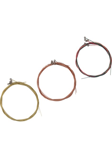 3 Set Gitar Dizeleri Akustik Gitar Için Yedek Çelik Dize (1 Pirinç Seti, 1 Bakır Seti ve 1 Çok Molor Seti) (Yurt Dışından) modelleri