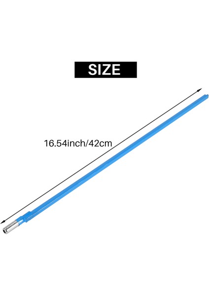 2pcs Iki Yönlü Çubuk Tipi Gitar Kafes Çubuk Çelik 9 x 420MM Mavi Gitar Aksesuarları (Yurt Dışından)