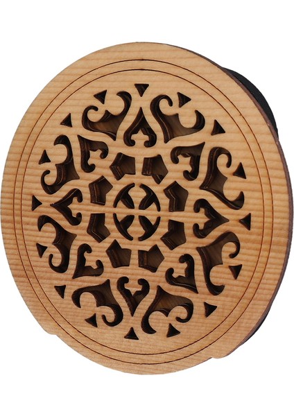 Gitar Ahşap Ses Deliği Ses Deliği Kapağı Blok Geri Besleme Tamponu Eq Akustik Halk Gitarları Için Odun, Stil 1 (Yurt Dışından) fırsatları