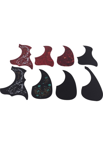 8 Paket Akustik Gitar Pickguard Kendi Kendine Yapışkan Hummingbird ve 41 Inç Gitar Için Su Şeklindeki Gitar Pickguard (Yurt Dışından) fiyatları