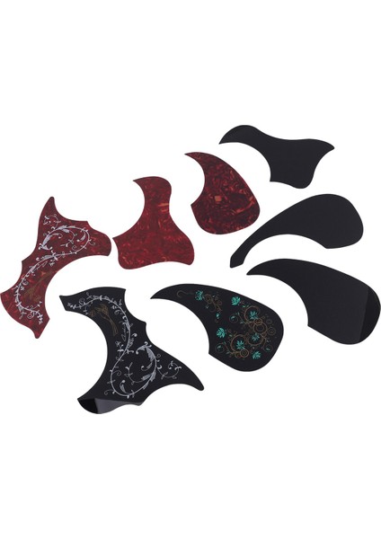 8 Paket Akustik Gitar Pickguard Kendi Kendine Yapışkan Hummingbird ve 41 Inç Gitar Için Su Şeklindeki Gitar Pickguard (Yurt Dışından) fırsatları