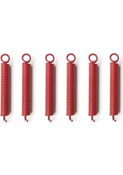 6 Paketsiz Tremolo Springs, Elektro Gitar Köprüsü Bahar, Ukurs Fr, Ts, Nr, Dp Tarzı Gitar, Kırmızı (Yurt Dışından)