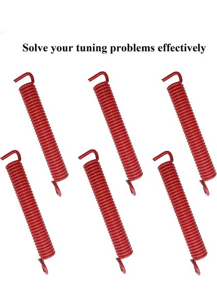6 Paketsiz Tremolo Springs, Elektro Gitar Köprüsü Bahar, Ukurs Fr, Ts, Nr, Dp Tarzı Gitar, Kırmızı (Yurt Dışından) fiyatları