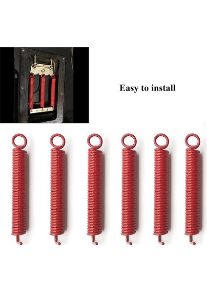 6 Paketsiz Tremolo Springs, Elektro Gitar Köprüsü Bahar, Ukurs Fr, Ts, Nr, Dp Tarzı Gitar, Kırmızı (Yurt Dışından) indirimleri